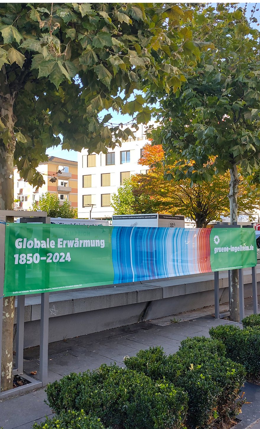 Klimastreifen in der Neuen Mitte