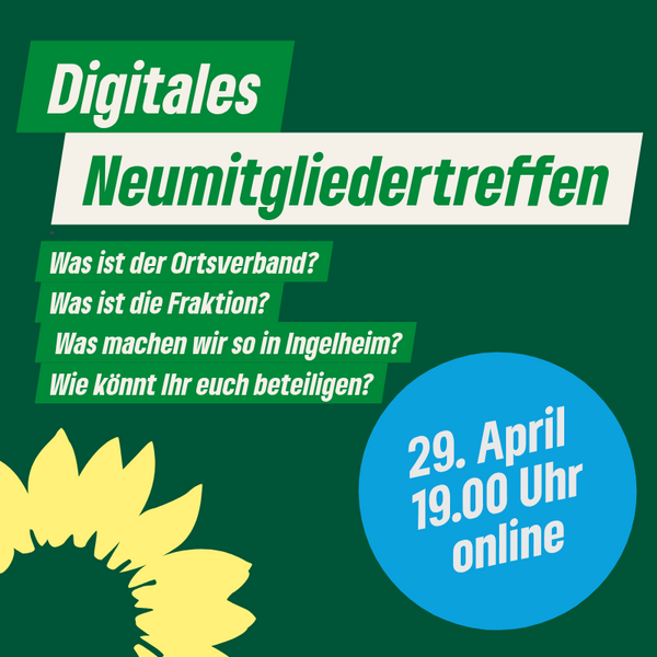 Digitales Neumitgliedertreffen 29.04.2025 Piktogramm